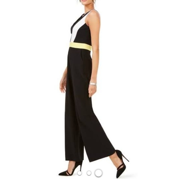 VINCE Camuto Color Block Sleeveless Jumpsuit - Picture 4 of 7